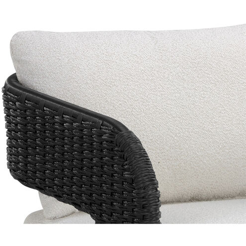 Pylos Black / Louis Cream Outdoor Dining Armchair